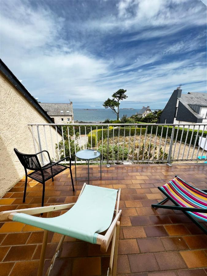 Villa Simone vue mer 2min à pied de la plage Saint-Lunaire Exterior foto